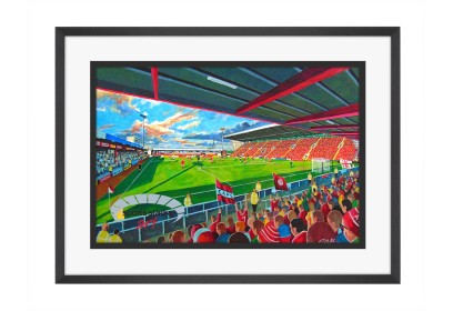 Gresty Road Stadium Fine Art Print - Crewe Alexandra FC